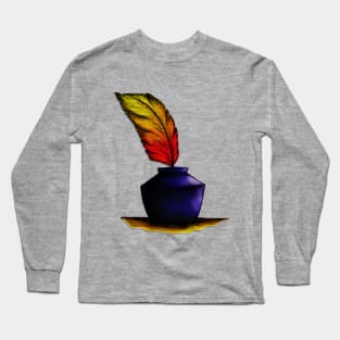 Write, feather and ink Long Sleeve T-Shirt